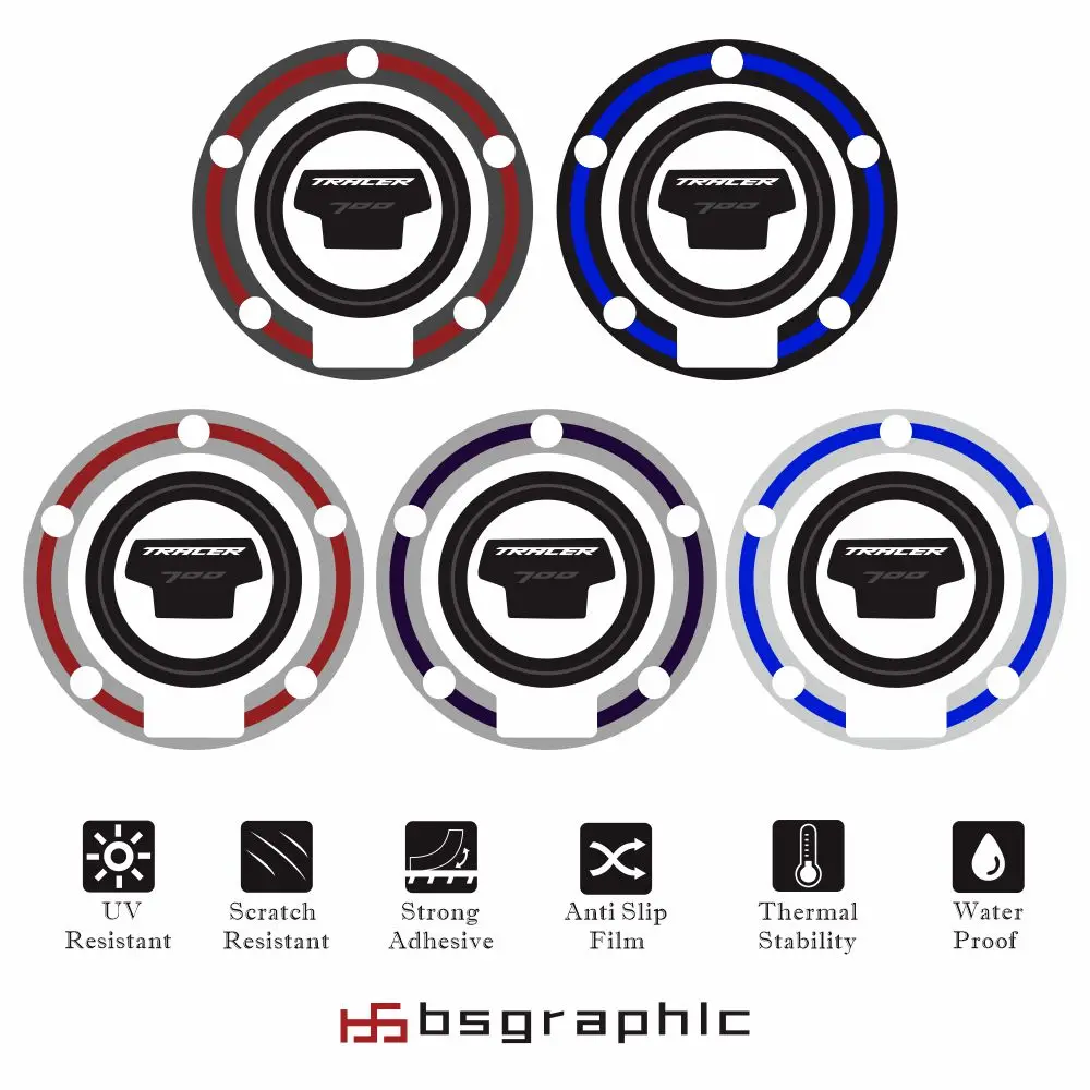 

Крышка топливного бака мотоцикла, противоскользящая наклейка, защита от ударов для Yamaha Tracer 700 2018-2021 2019 2020