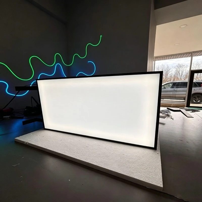 Deposit-Light box store door sign LED outdoor double-sided light box wall-mounted three-dimensional light box