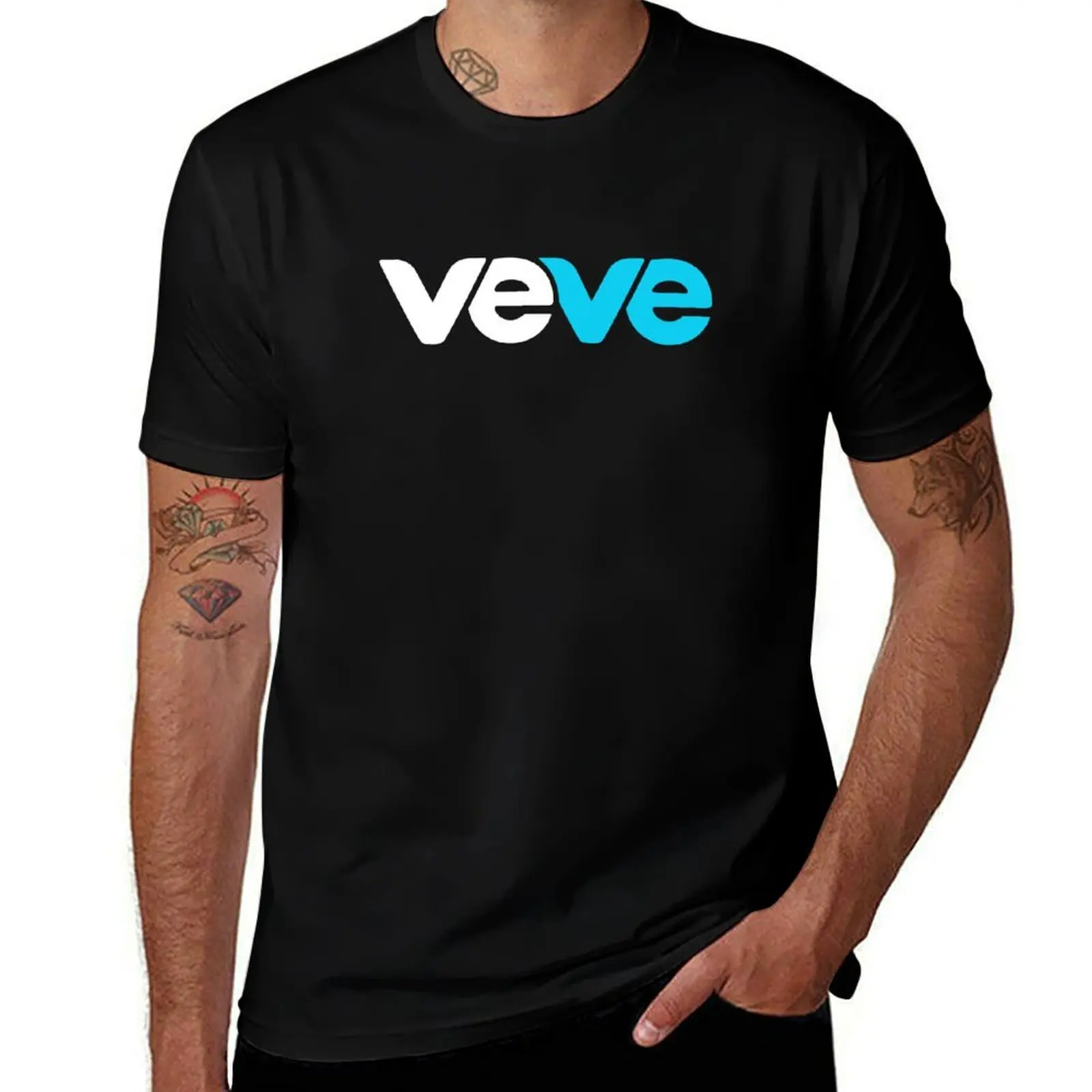 

Veve Original Logo T-Shirt cotton tshirt 100% man t shirt cotton T-Shirt