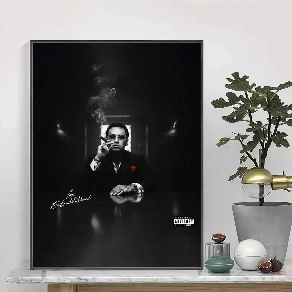 B-Blessd EL PEOR HOMBRE DEL MUNDO Peelable Self-adhesive Poster Stickers Are Suitable For Frameless Wall Decoration In A Room