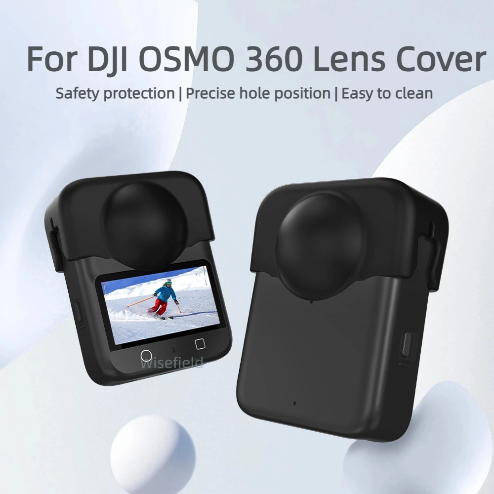 

Silicone lens cover for DJI OSMO 360 panoramic camera lens cap shockproof and dust-proof accessory