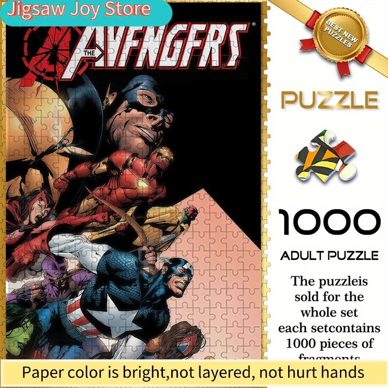 

Бесшовный пазл на тему Marvel Z11.17-55, дизайн в стиле комиксов «Битва команды Авенджеров», прочный, толстый, для самостоятельной сборки, для взрослых, развивающий мышление.