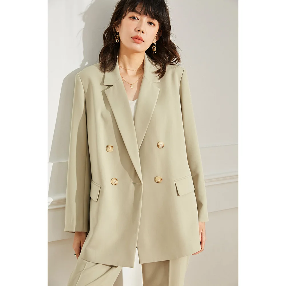 

Small suit women autumn new wide-shouldered Korean version of daily leisure slim commuter suit jacket women