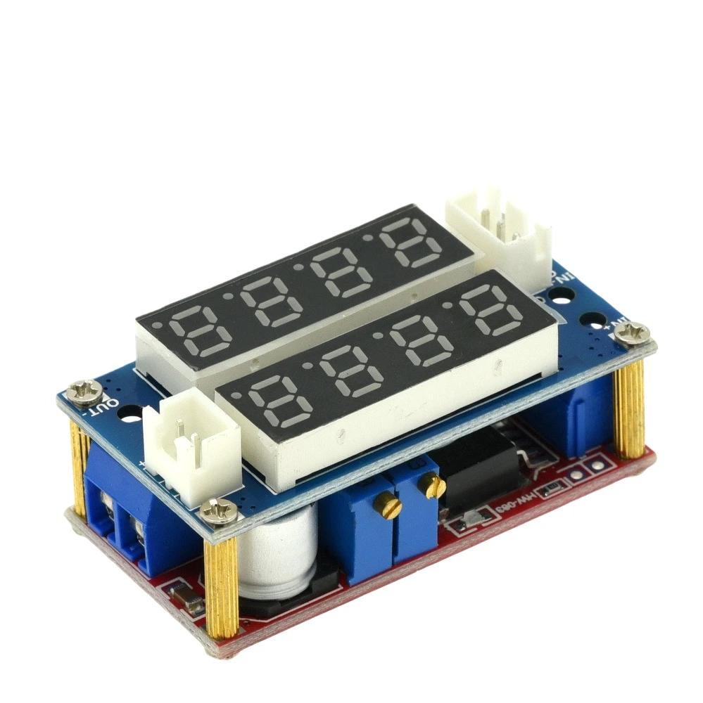 XL4015 5A CC CV Leistungsmodul – Einstellbarer Abwärtswandler mit Voltmeter & Amperemeter (2-in-1 LED-Treiber/Ladegerät) – Detail 2