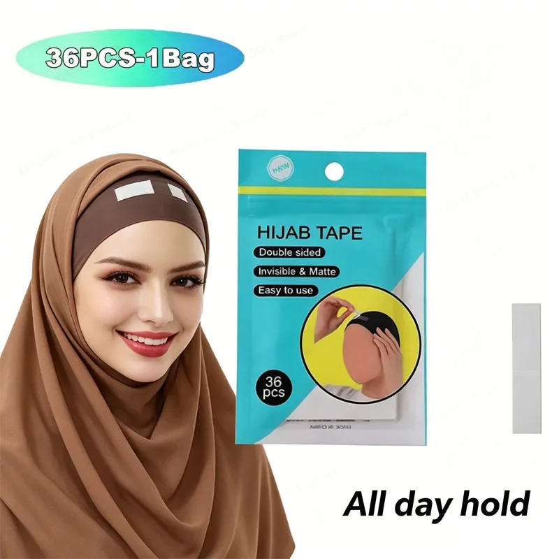 

36pcs/set Invisible Body Tape Double Sided Sticky Pads for Backless Dresses Hijab Swimwear Non Slip Waterproof