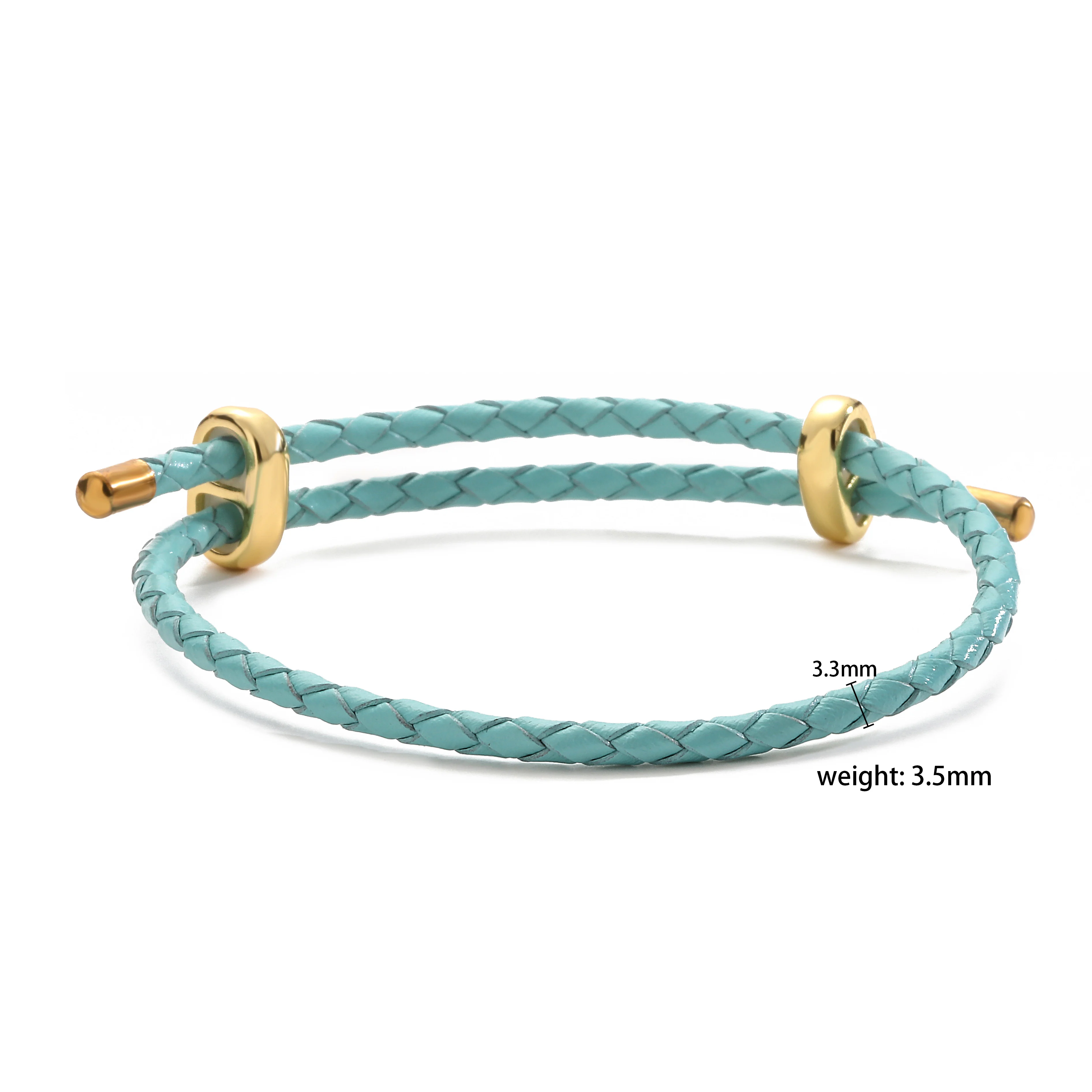 HECHENG,Colorful leather rope bracelet for Women,Handmake Chain Adjustable Men's Rope Bracelet for Women Jewelry Gifts