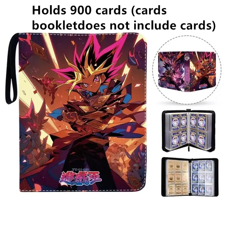 400 قطعة/900 قطعة بطاقة ألبوم كتاب أنيمي يو جي أوه جمع بطاقة سستة أرواق لعب الموثق حامل الاطفال هدية