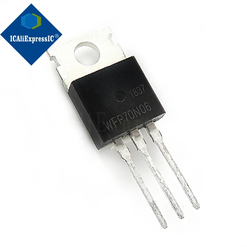 10pcs/lot WFP70N06 FP70N06 RFP70N06 70N06 TO-220 60V 70A In Stock