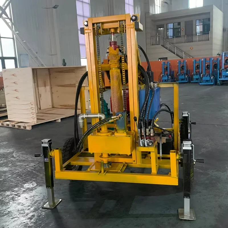 Good Quality 150/200/300/400m Water Well Drilling Rig Hydraulic 60HP Drilling Machinery Diesel Drill Machines