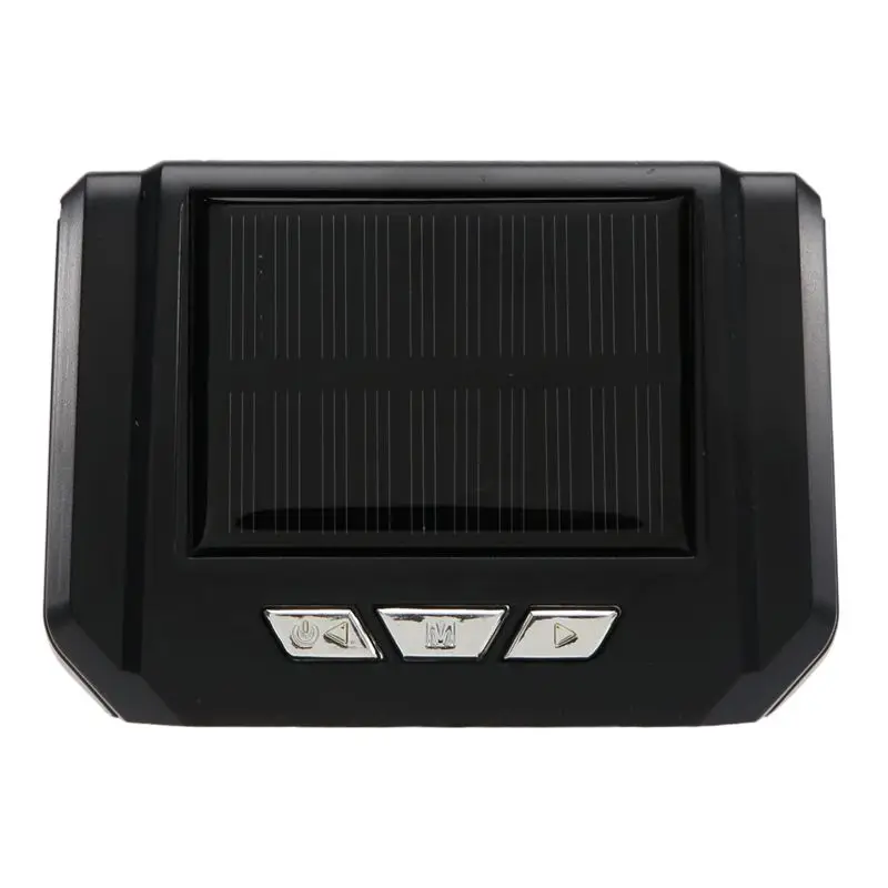 Professional Car Solar Digital Clock With LCD Time Date In-Car Temperature Display For Outdoor Personal Car Part Decoration