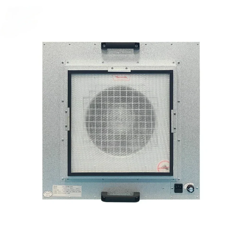 الصين المصنع الأصلي عادم الهواء رخيصة صغيرة FFU 2x2 قدم البلاستيك المكره مروحة وحدة تصفية عالية الكفاءة FFU مع فلتر HEPA #3