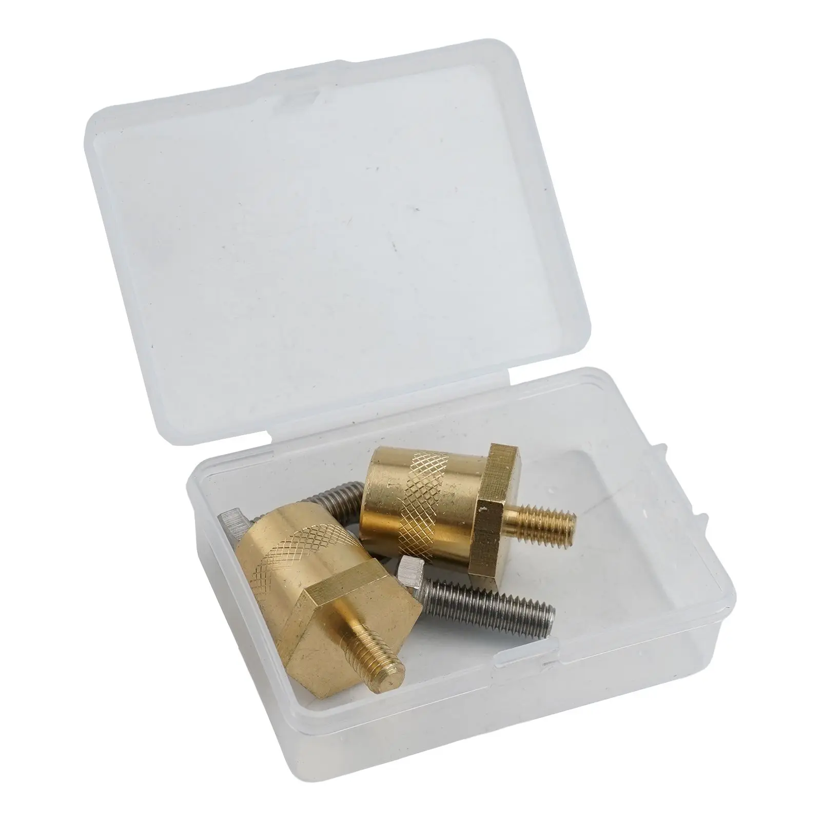 Brass Battery Pole Adapter M6 M8 Threaded for Positive Negative Terminals Suitable for Motorcycles Cars Boats and Ships