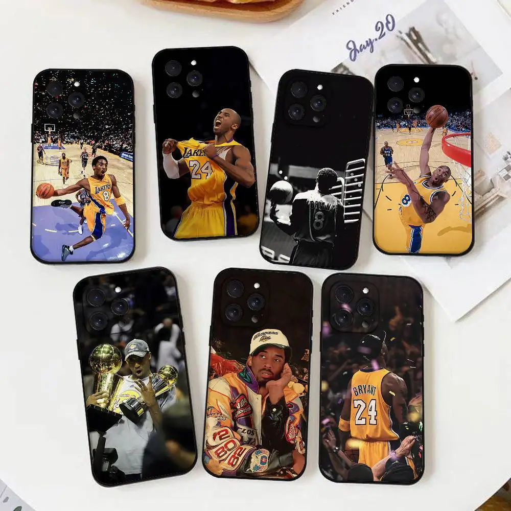 K-Kob-esa B-Bry-ant Capa de telefone para iPhone 17 16 15 11 13 14 Pro Max Plus X Xr Xs Max 12 Mini Capa universal