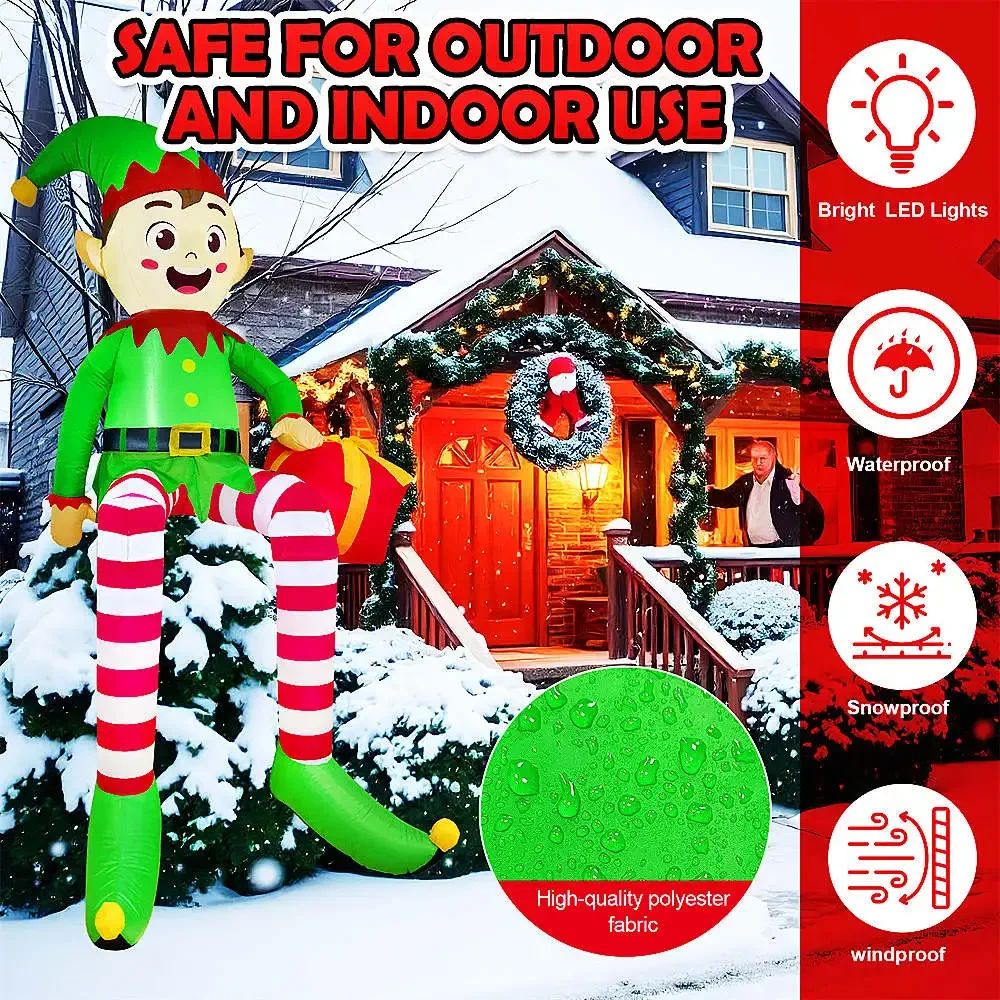 8FT Christmas Inflatable Sitti - огляд і ціна Lighting Tree Decor