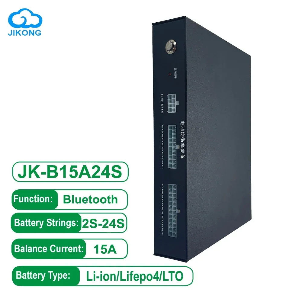 JK Smart Active Balancer JK-B15A24S 2S-24S 15A Supercapacitor for Li-ion LiFePo4 LTO Bluetooth App Energy Storage Balance Board