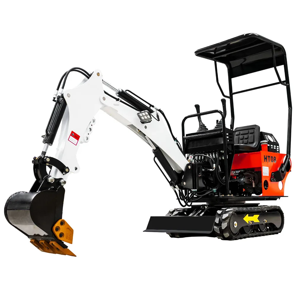 Mini Excavator For Home Garden Use 800Kg Micro Digger 0.8 Ton Small Bagger Wholesale Best Price Yanmar  Mini Excavators Trailer