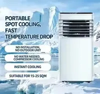 Climatiseurs portables 8000 Btu 3 en 1, climatiseur portable avec déshumidificateur, climatiseur de sol pour la maison 2