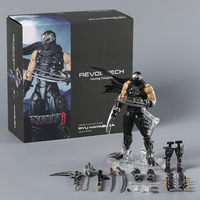 Revoltech Ryu Hayabusa Action PVC Figure Model Ornament Toy Collection Gift