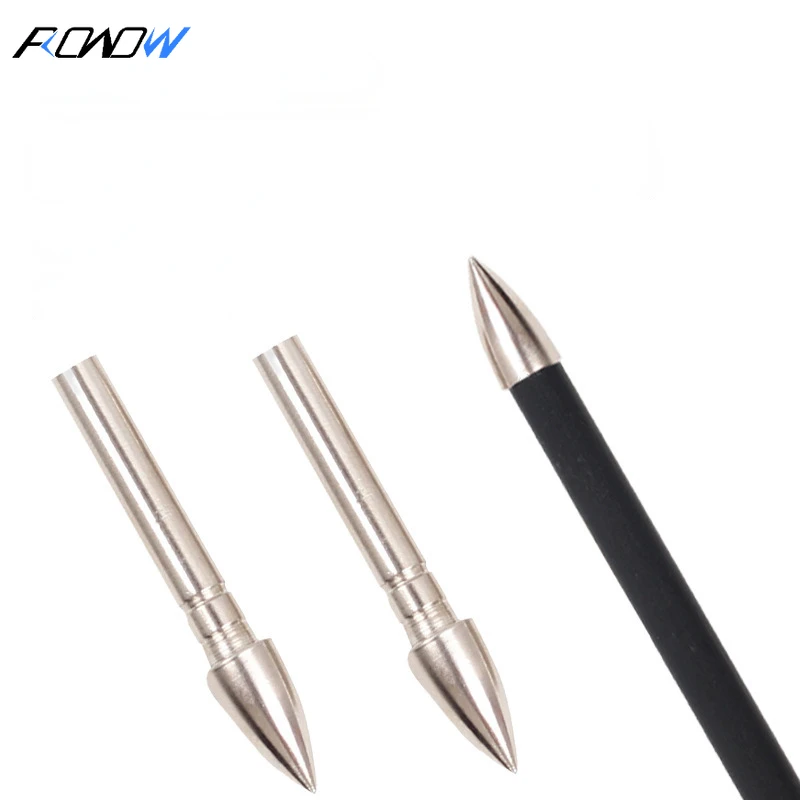 ROWOW 4.2 Insert Arrows Ordinary Pointed Target Bow and Arrow Archery Aluminum