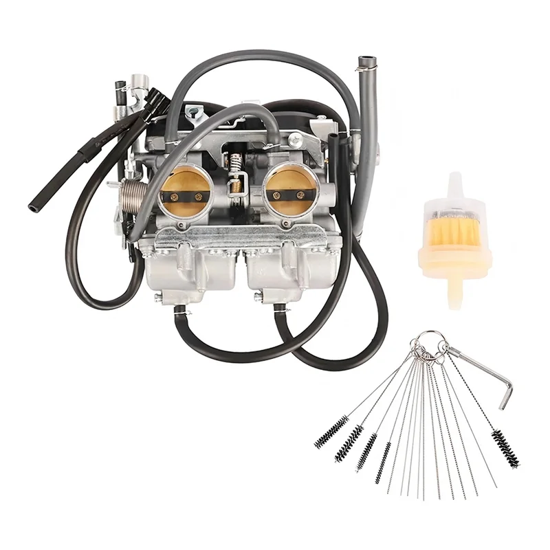 

OB-For Kawasaki Ninja 250R 1988-2007 ZZR 250 GPX 250 EX250 GPX 400 Carburetor M576-A055-TI New With Cleaning Brush Kit
