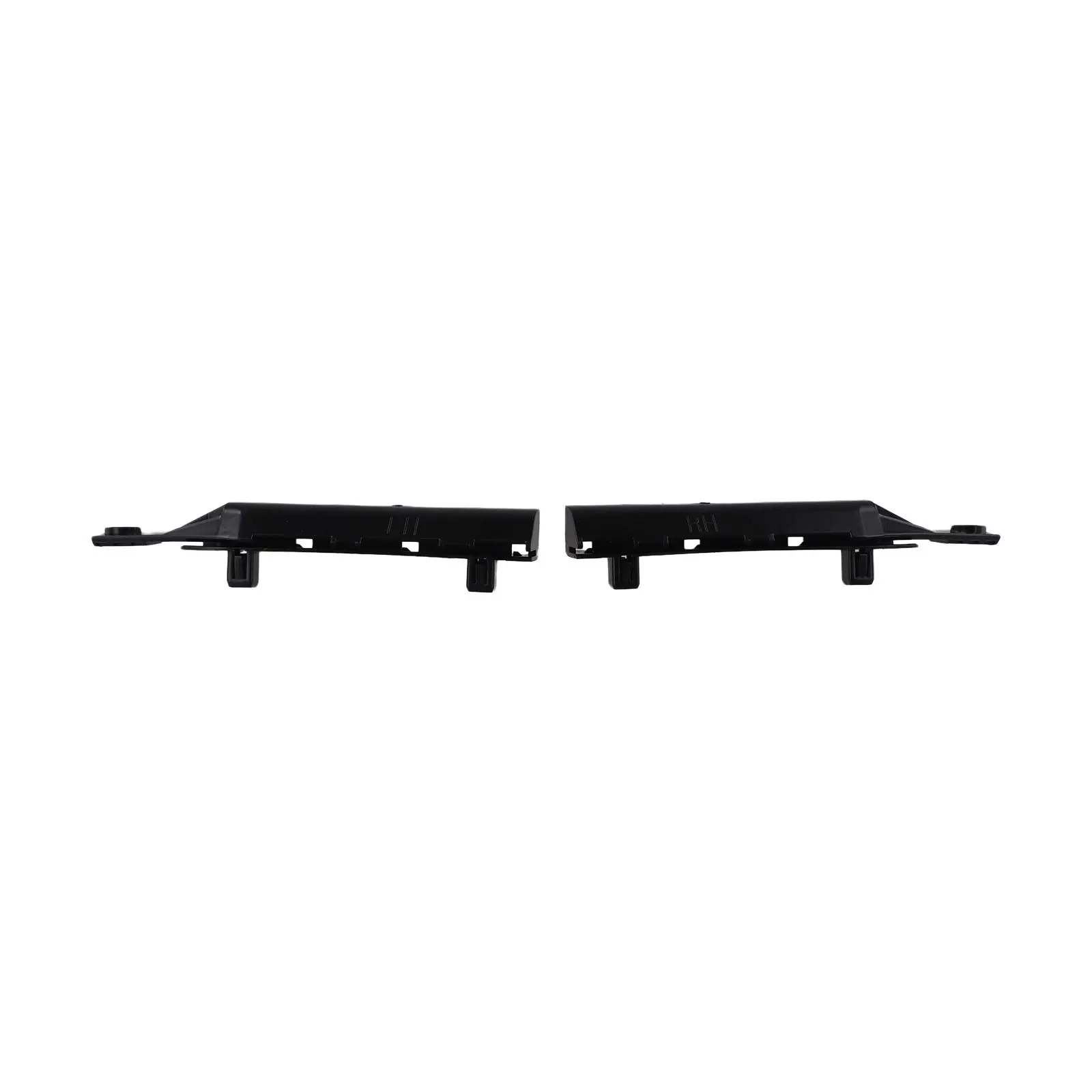 1 Pair Left Right Front Bumper Bracket Support Retainer Holder Fit For Nissan Qashqai 2014 2015 2016 Black Plastic