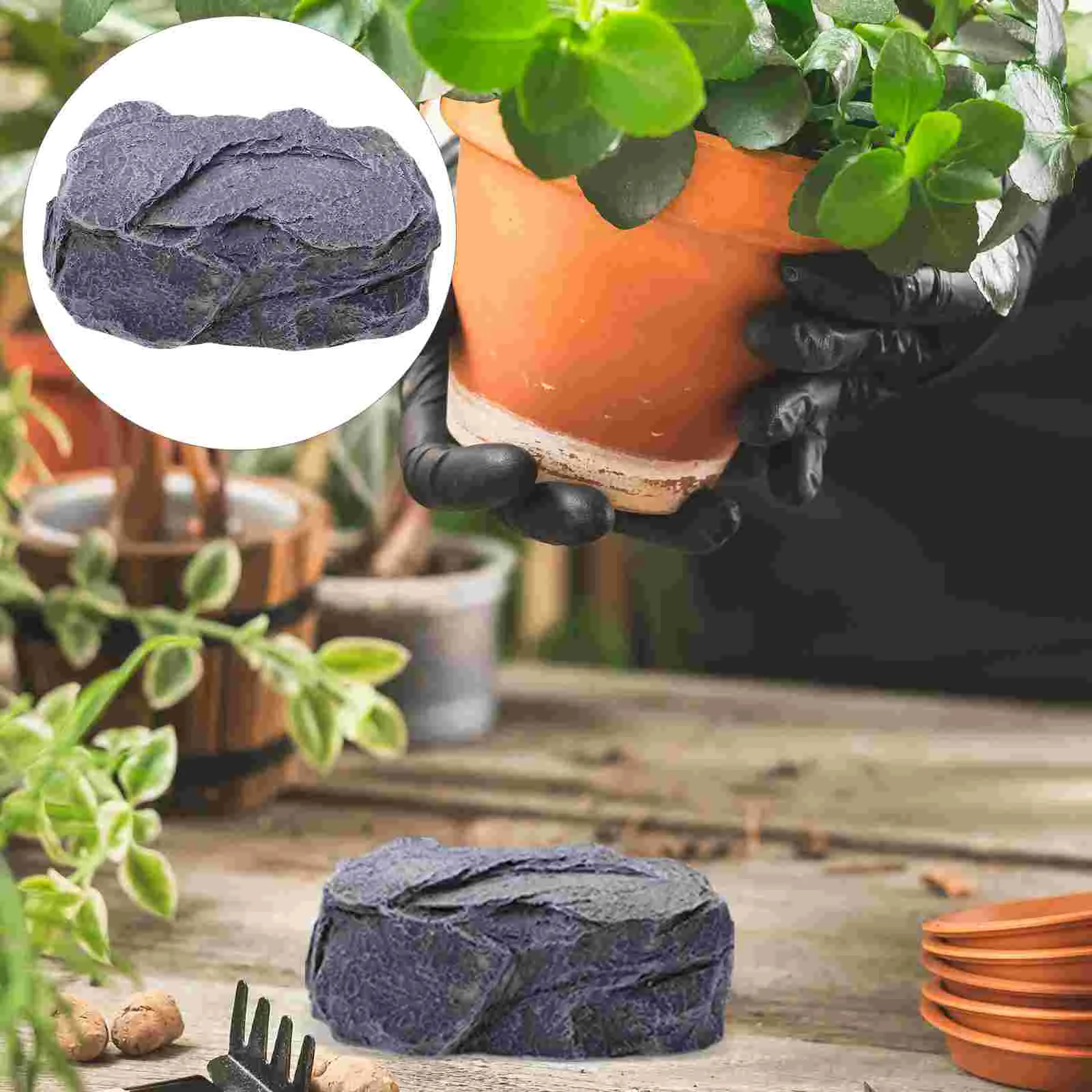 Simulated Stone Key Hider Vintage Fob Container Garden Hidden Holder Resin Portable Outdoor Rock