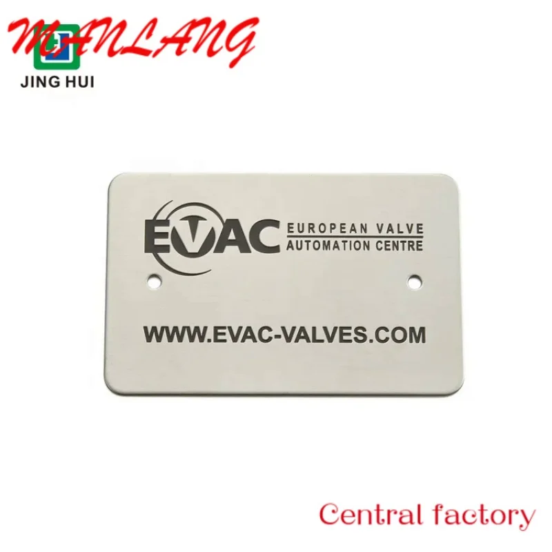 Custom  Custom Etching Stainless Steel Logo/Metal Plates Logos