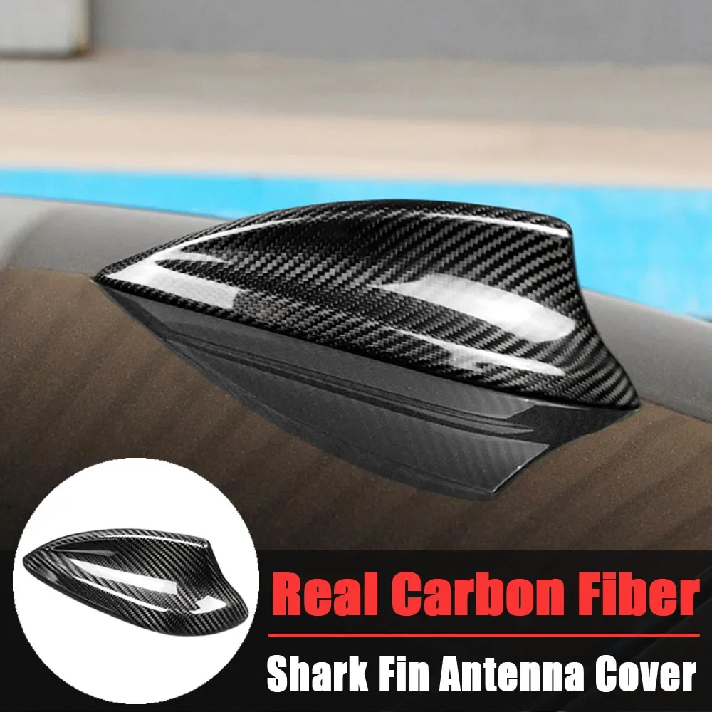 New Real Carbon Fiber Shark Fin Antenna Cover suitable BMW M2 M3 M4 12345 7 Series X1 X3 F22 F30 F34 F80 F87 F32 F36 F82 G11 G20
