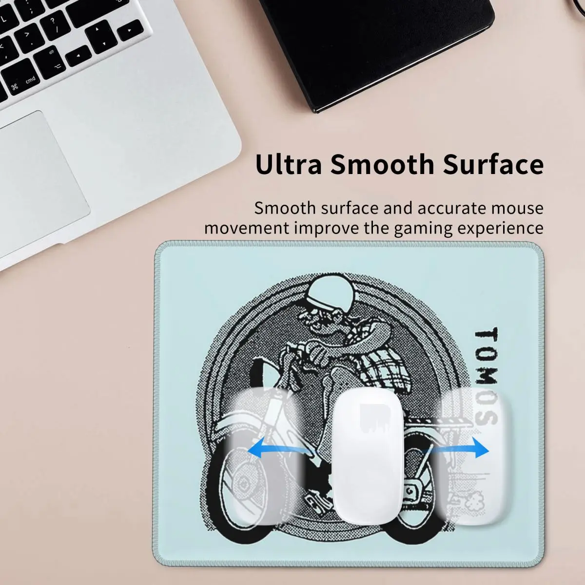 

Tomos Moped Mouse Pad Computer Keyboard Mouse Mat Gaming PC Laptop Desk Mat Office Accessories Table Mats