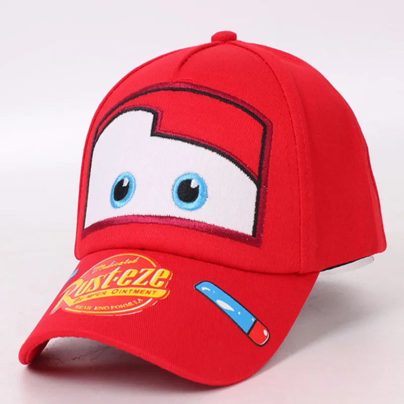 Boy Girl Baseball Cap Spring Summer Children Cute Hat Cartoon Pixar Cars Lightning McQueen 95 Kids Popular Hip Hop Snapback