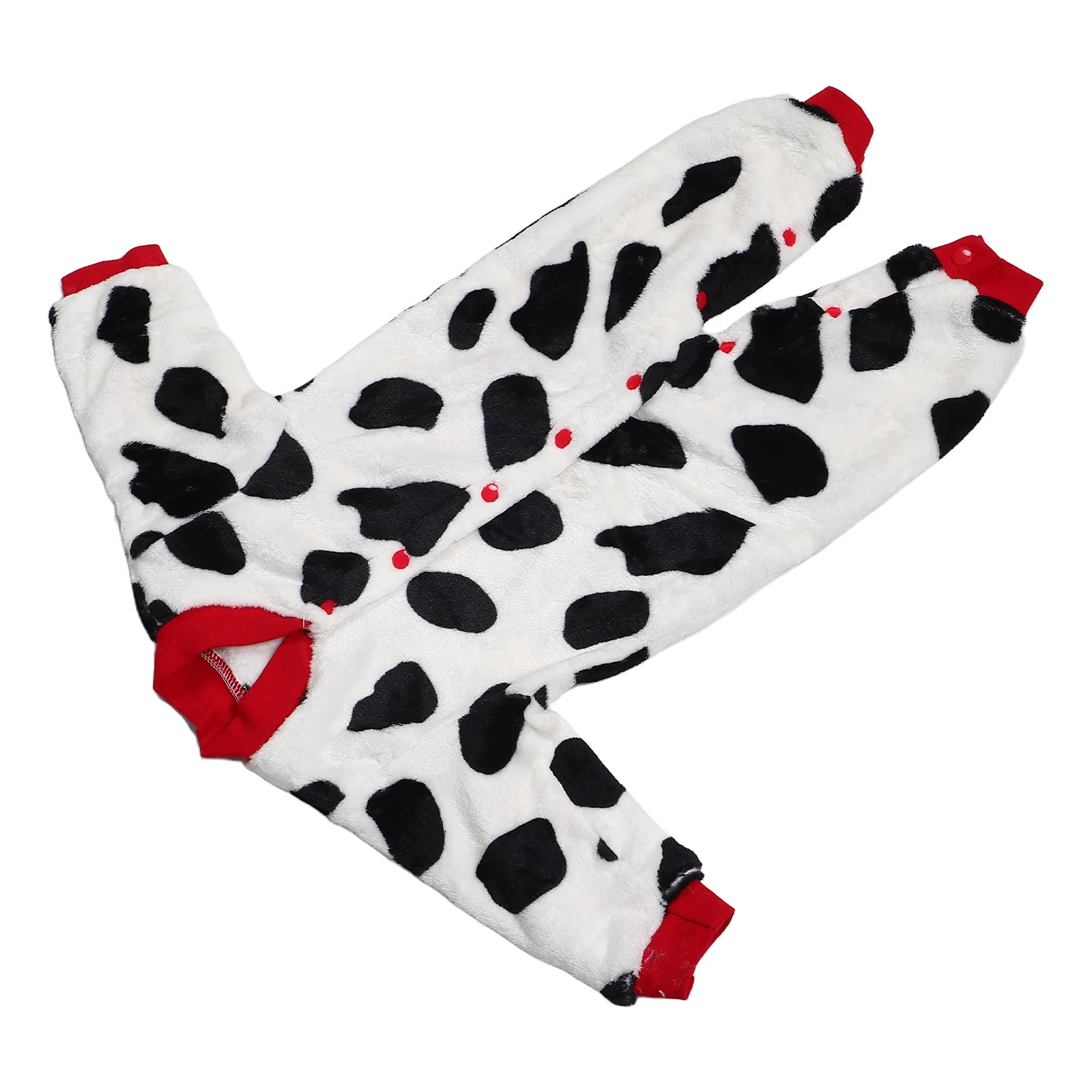 

Milk Cow Baby Jumpsuit Newborn Essentials Coral Fleece Soft Breathable Infant Sleepwear Spring Autumn Unisex Girl Baby Clothes