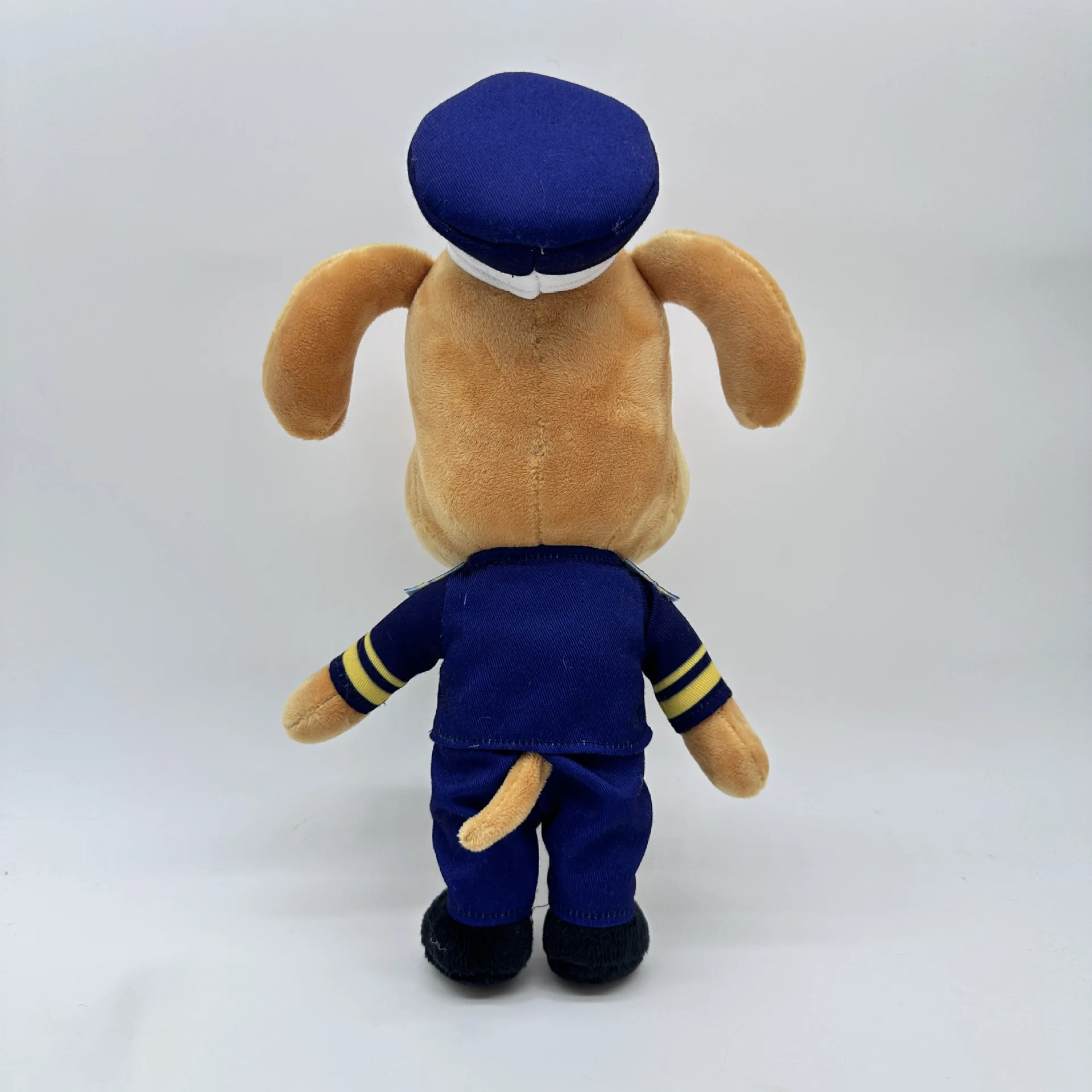 Christmas Gift Cute Soft Cartoon sheriff labrador Stuffed doll Xmas Soft doll 25cm