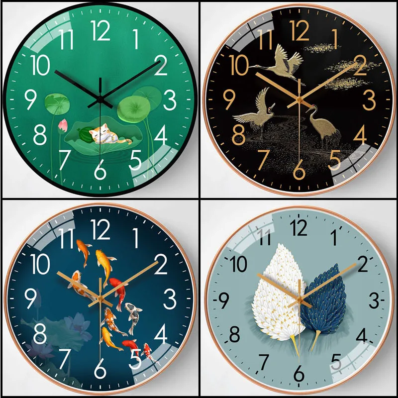 8 Inch Wall Clock Silent Non-Ticking Decorative Clock for School Office Classroom Bedroom Kitchen Living Room Decor