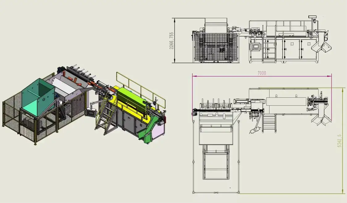 Industrial 300KW Medium-Frequency Induction Through Heating Furnace For Forging Square Steel