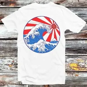 The Great Wave of 20-Sided Dice Design for Dungeon Masters Player Characters RPG Players T Shirt Gift Unisex Anime Manga