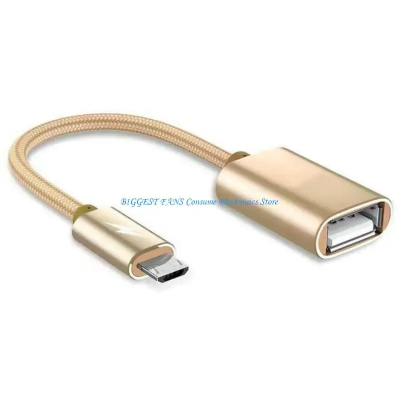 F68B Multifunktion OTG Cable Twist Frees OTG -Adapter Effizienter Datenübertragung für Telefone