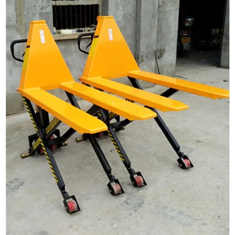 1.5 Ton Manual Scissor High Lift Truck Hydraulic Hand Push Mold Forklift for Professional Industrial Material Handling Tool Pro