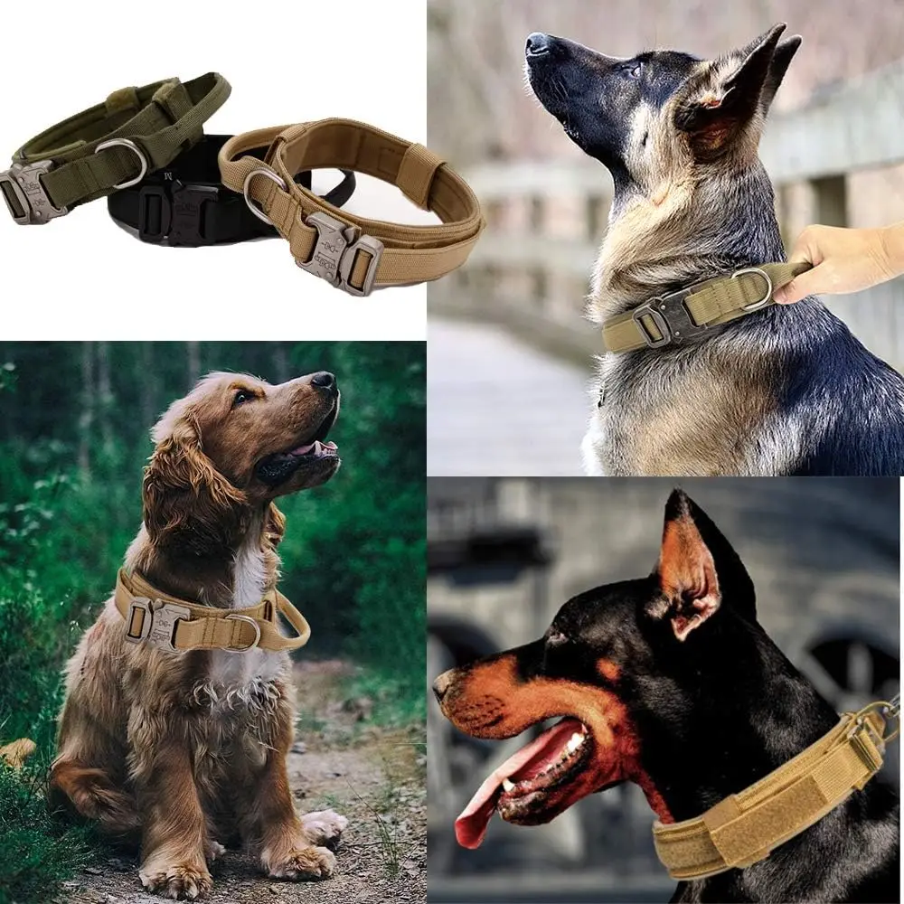 Reflective Tactical Dog Leash Set 5