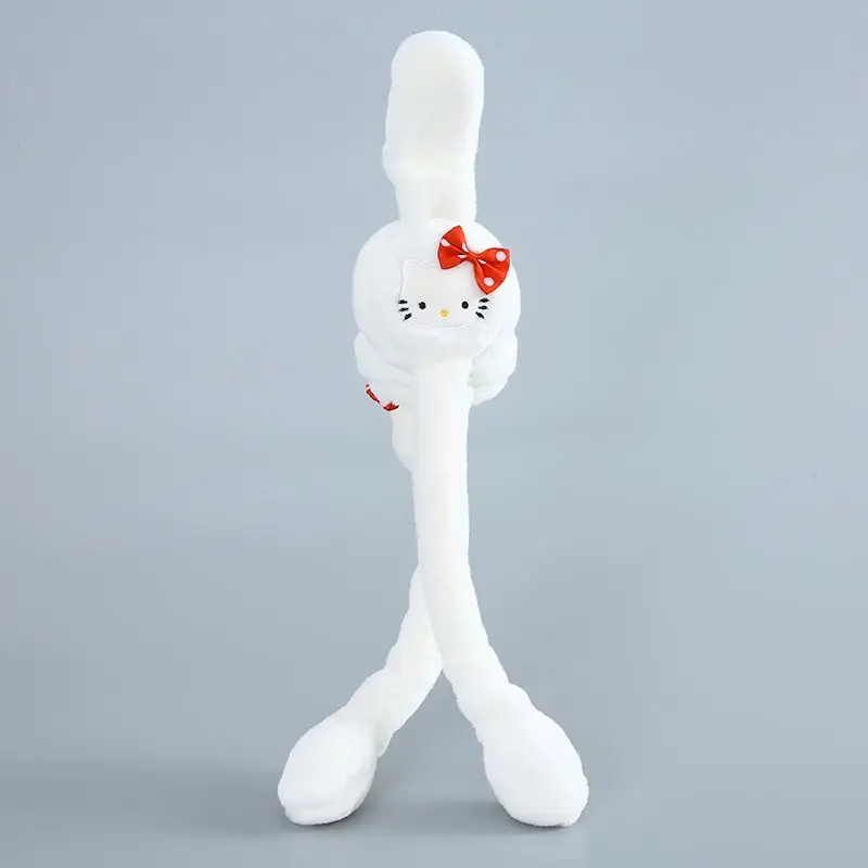 Kuromi protetor de orelha movendo orelhas de pelúcia quente cinnamoroll minha melodia bonito earflap inverno ao ar livre proteção contra frio orelha-muffs capa de ouvido presente