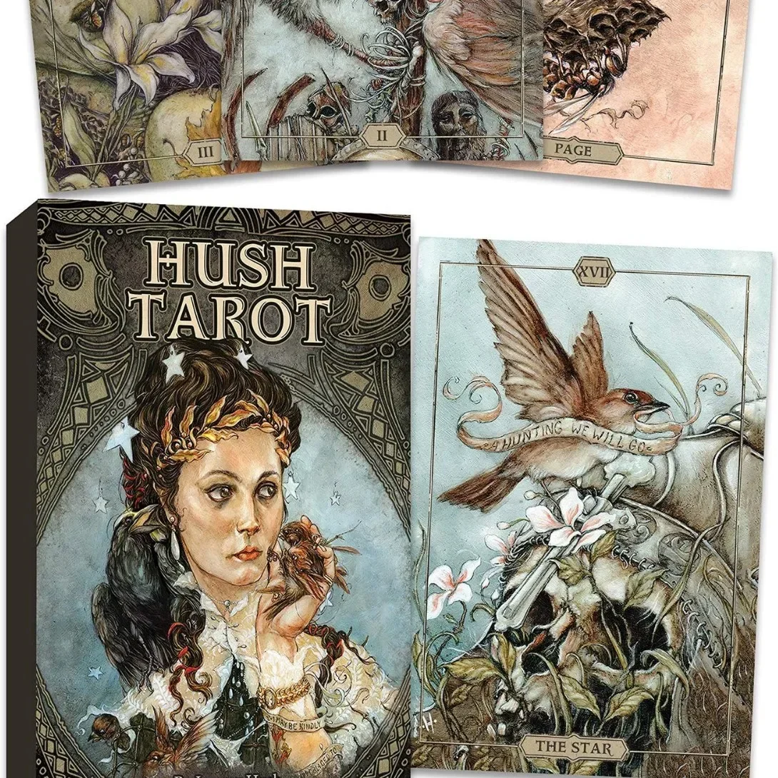 

Карты Таро Hush A 78 Колода Oracle English Visions Divination Edition Borad Игральные игры