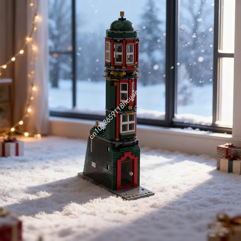 990pcs MOC Emerald Emporium Modulair Modelbouw Speelgoedblokken Architectuur Kerstcadeaus Monteren Idee Onderwijs Verjaardag