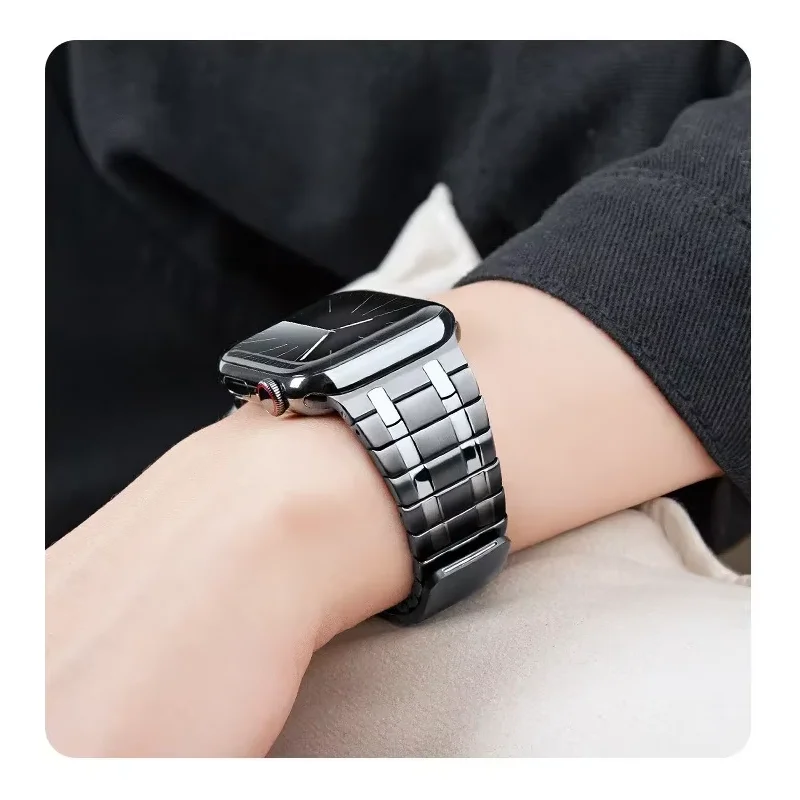 Metal magnetic strap for Apple Watch Ultra 3/2 49mm S11-10 46mm 42mm bracelet iwatch 9 8 7 6 5 SE3 45mm 41mm 44mm 40mm wristband