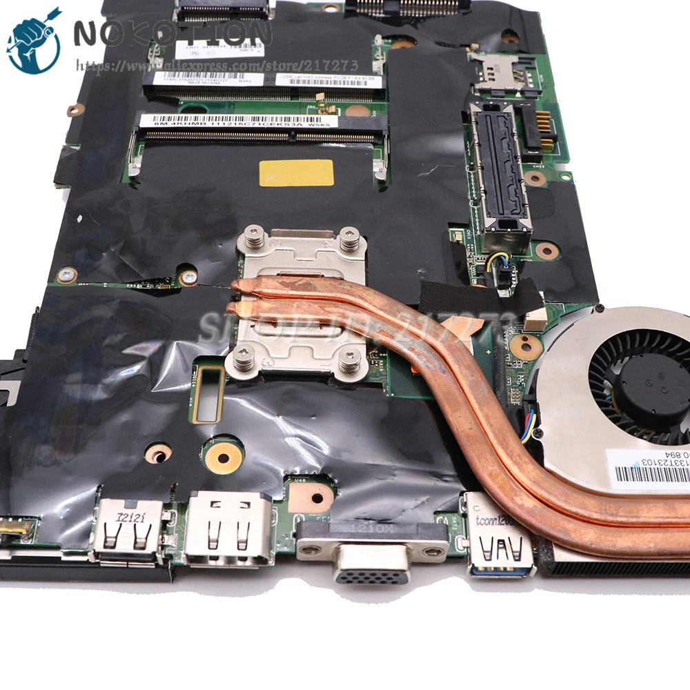 NOKOTION For Lenovo ThinkPad X220 X220I Laptop Motherboard I7