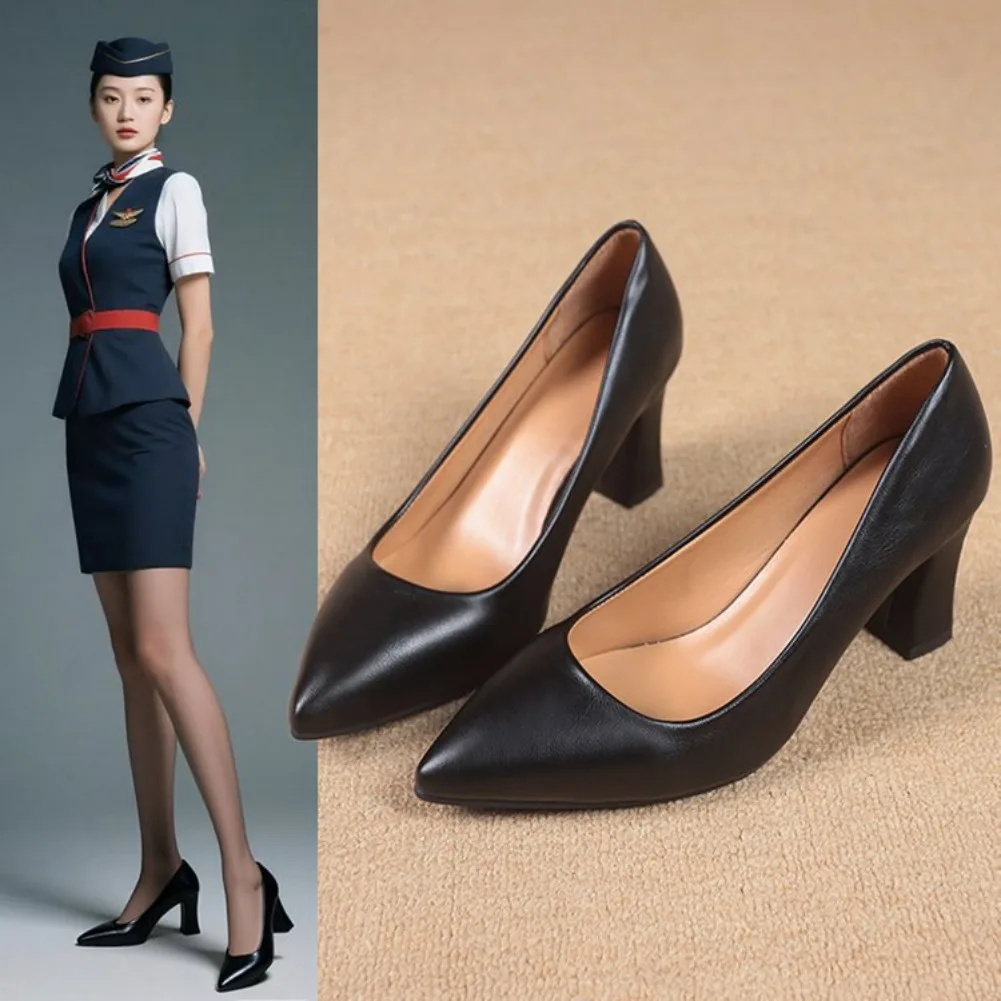 

Новые туфли на высоком каблуке, модные элегантные туфли на высоком каблуке из лакированной кожи с острым носком, женские рабочие туфли на тонком каблуке и платформе, туфли-лодочки