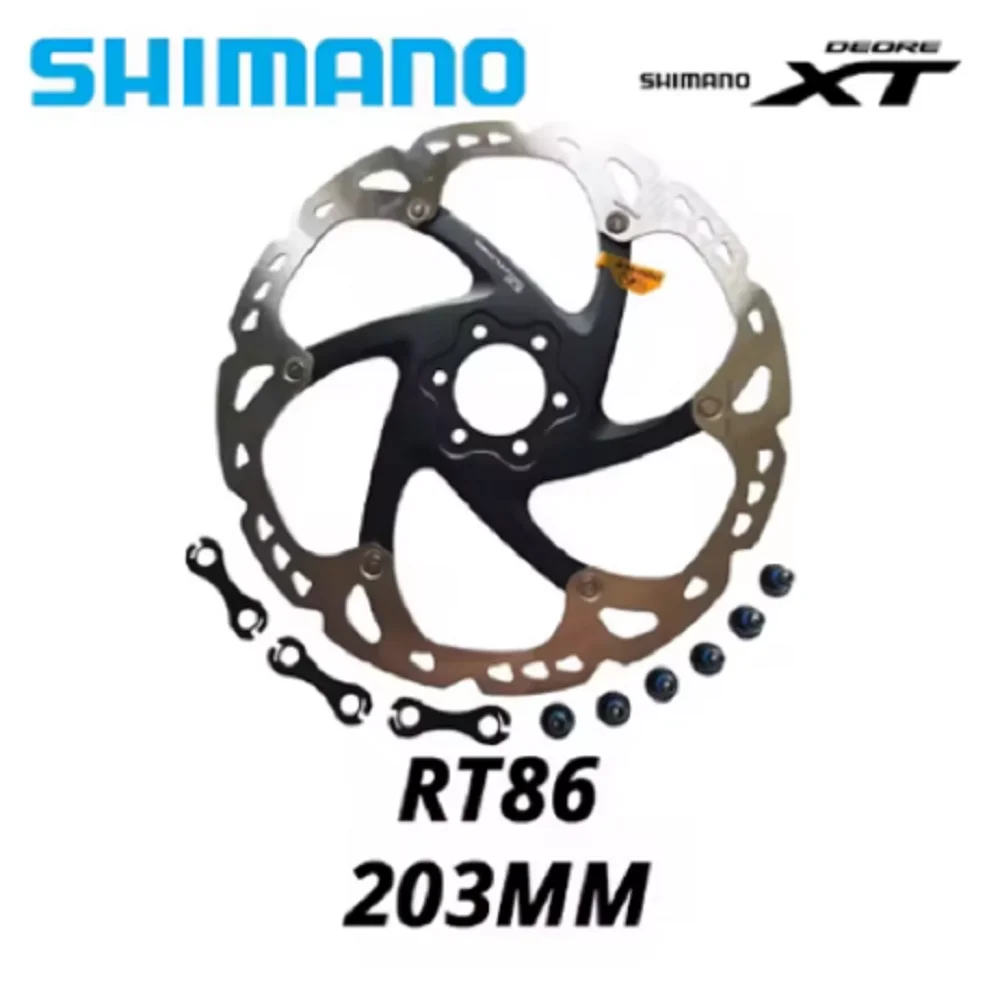SHIMANO XT SM RT86 tecnología de punto de hielo disco de freno 6 pernos M8000 disco de bicicletas de montaña SHIMANO RT86 160MM image 3