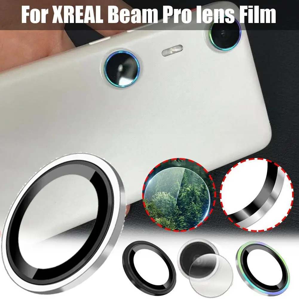 For XREAL Beam Pro Phone Lens Film Metal Hawk-eye Camera Anti-reflection Toughened Glass Sticker Metal/Tempered Glass HD X9C2