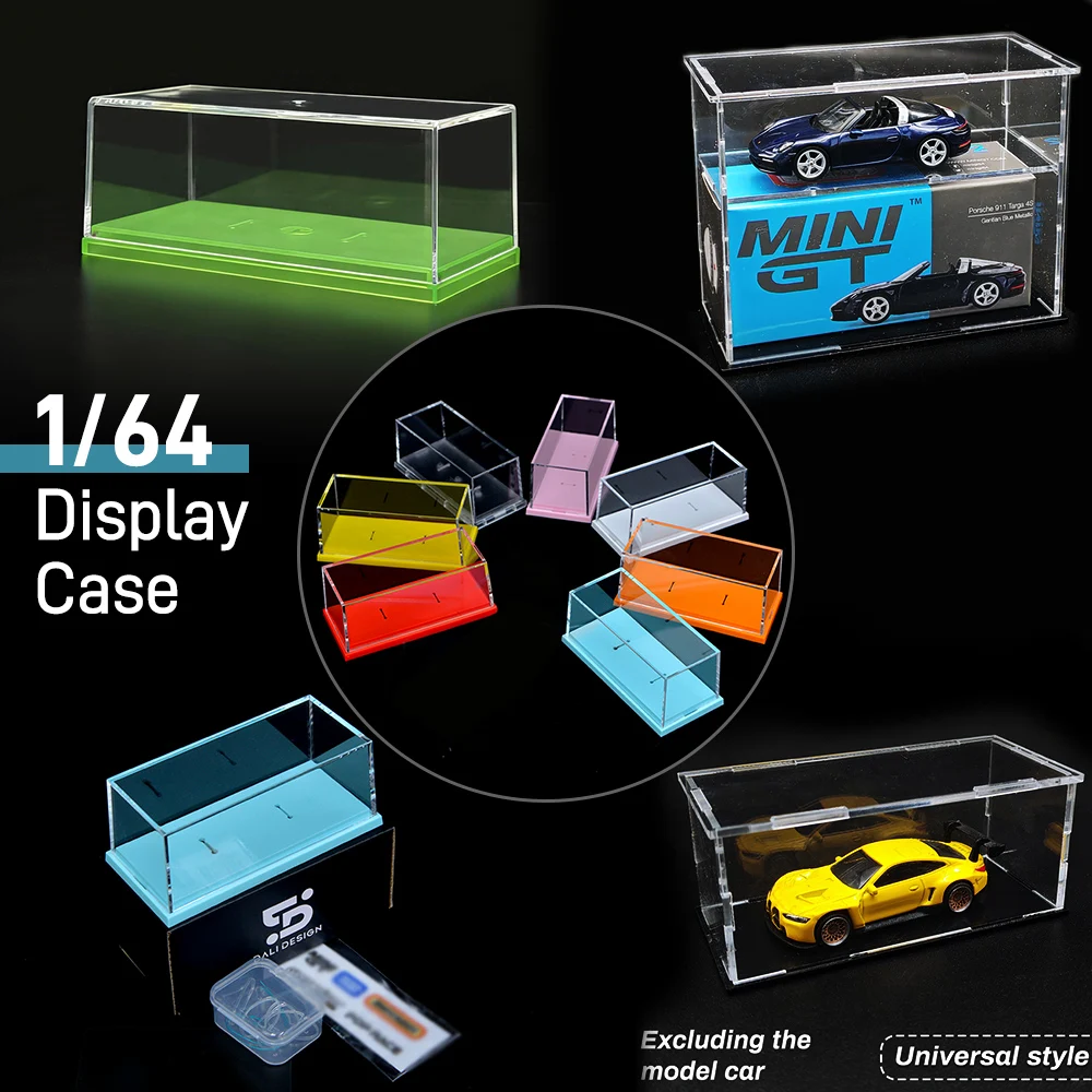 1/64 Acrylic Model Car Display Case Collection Transparent High Grade Display Box for MINIGT Collect Gifts (Without Cars)