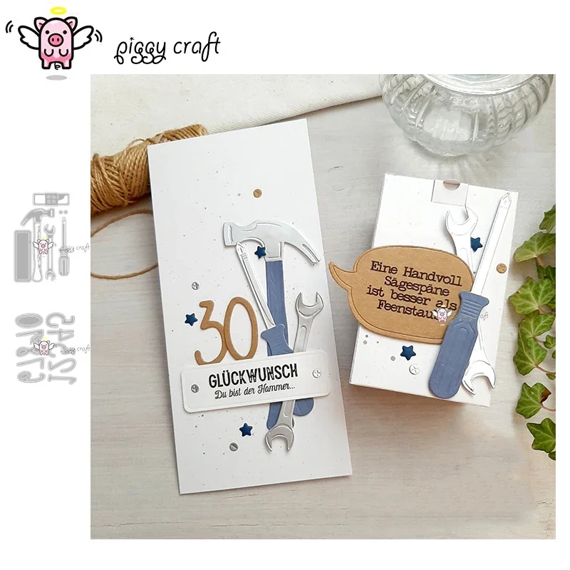 1pc Piggy Craft metal cutting dies cut die mold Service tool series hammer Scrapbook paper craft mold blade punch stencils