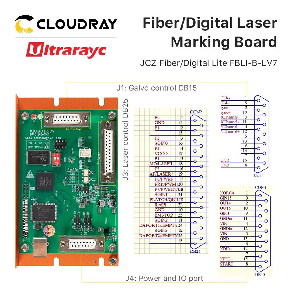 Lich β版　ベータLEB Laser Marking Board Original BJJCZ FBLI-B-LV7 Ezcad Software for