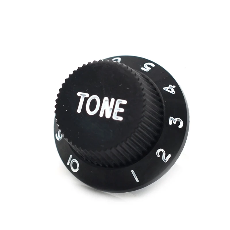 10Sets 48/50/52mm Black Guitar Single Coil ABS Platic Pickup Cover 1 volume 2 Tone Knobs Switch tip Multi Color